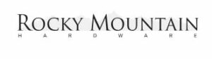 Rocky Mountain Hardware logo, black type