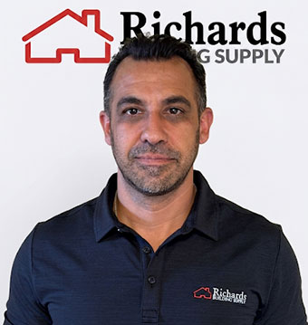 Noe Valencia, branch manager of Richards Building Supply in Chicago, IL on 111th Street.