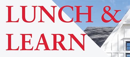 Red lunch & learn text