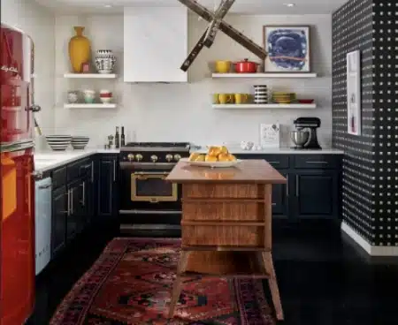 bohemian style kitchen
