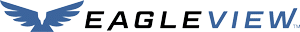 Blue and black Eagleview logo