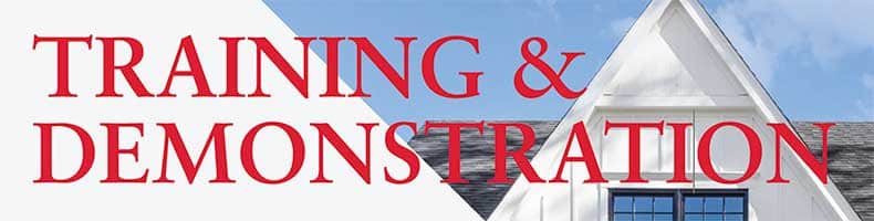 training and demonstration, and white house