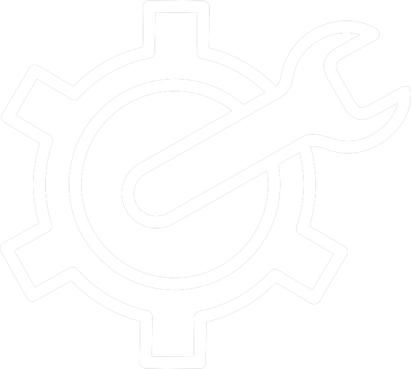 Cog and wrench icon