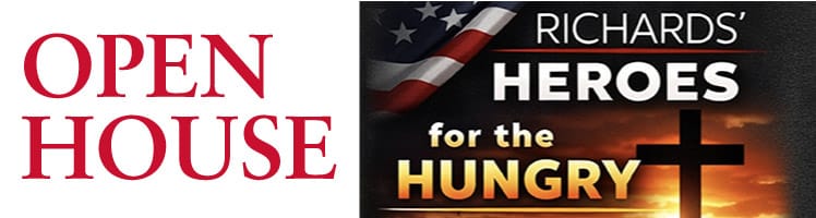 Open house - Richards' Heroes for the Hundgry