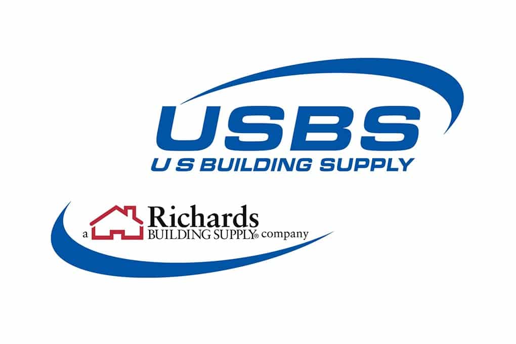 Richards Building Supply, and USBS Building Supply logos