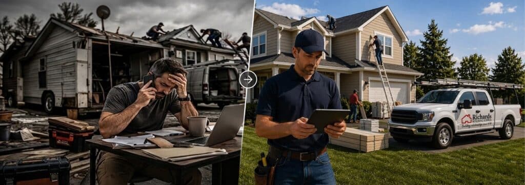 Contractors-Before and after